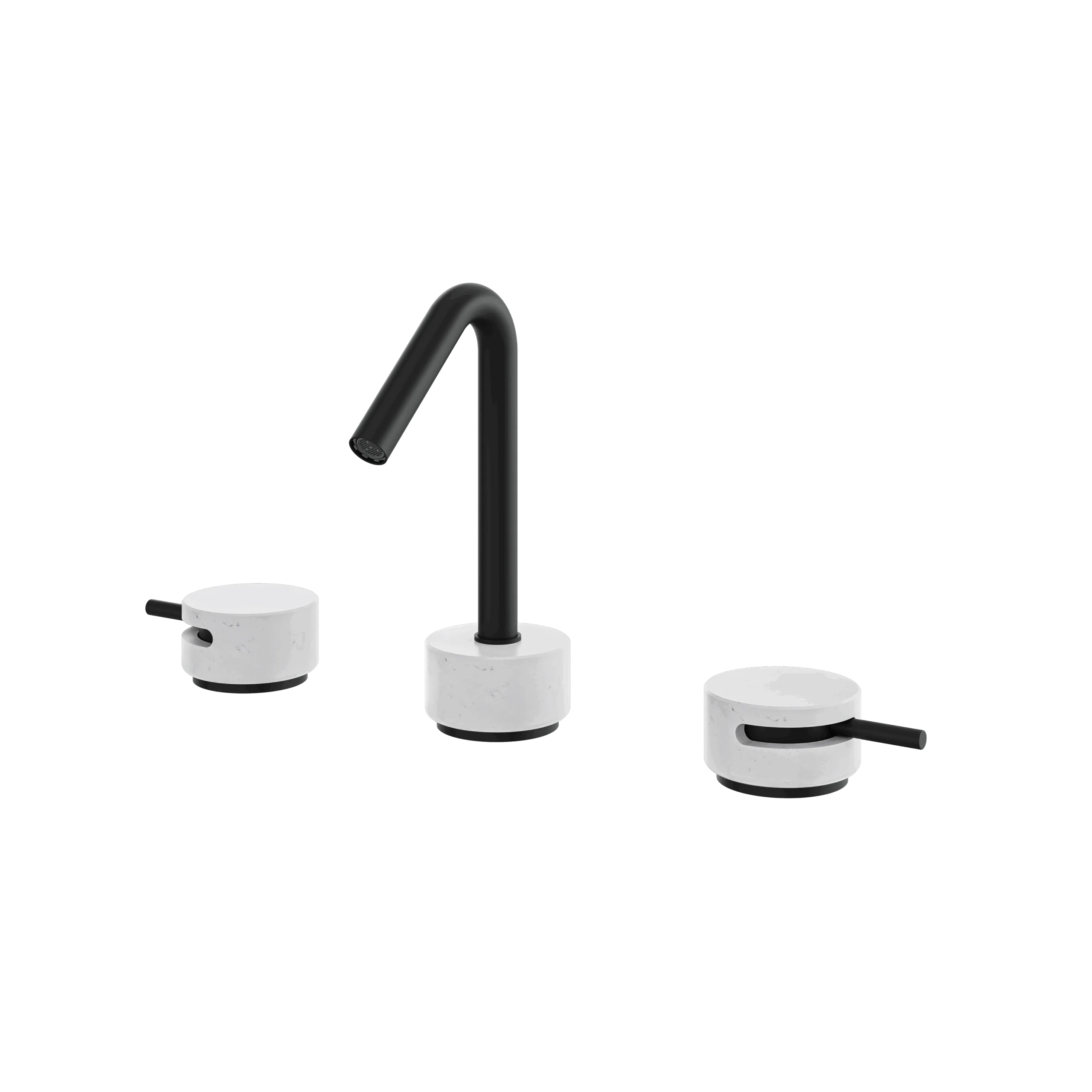 Aquabrass Marmo 8" cc Lavatory Faucet - Carrara - Image 4