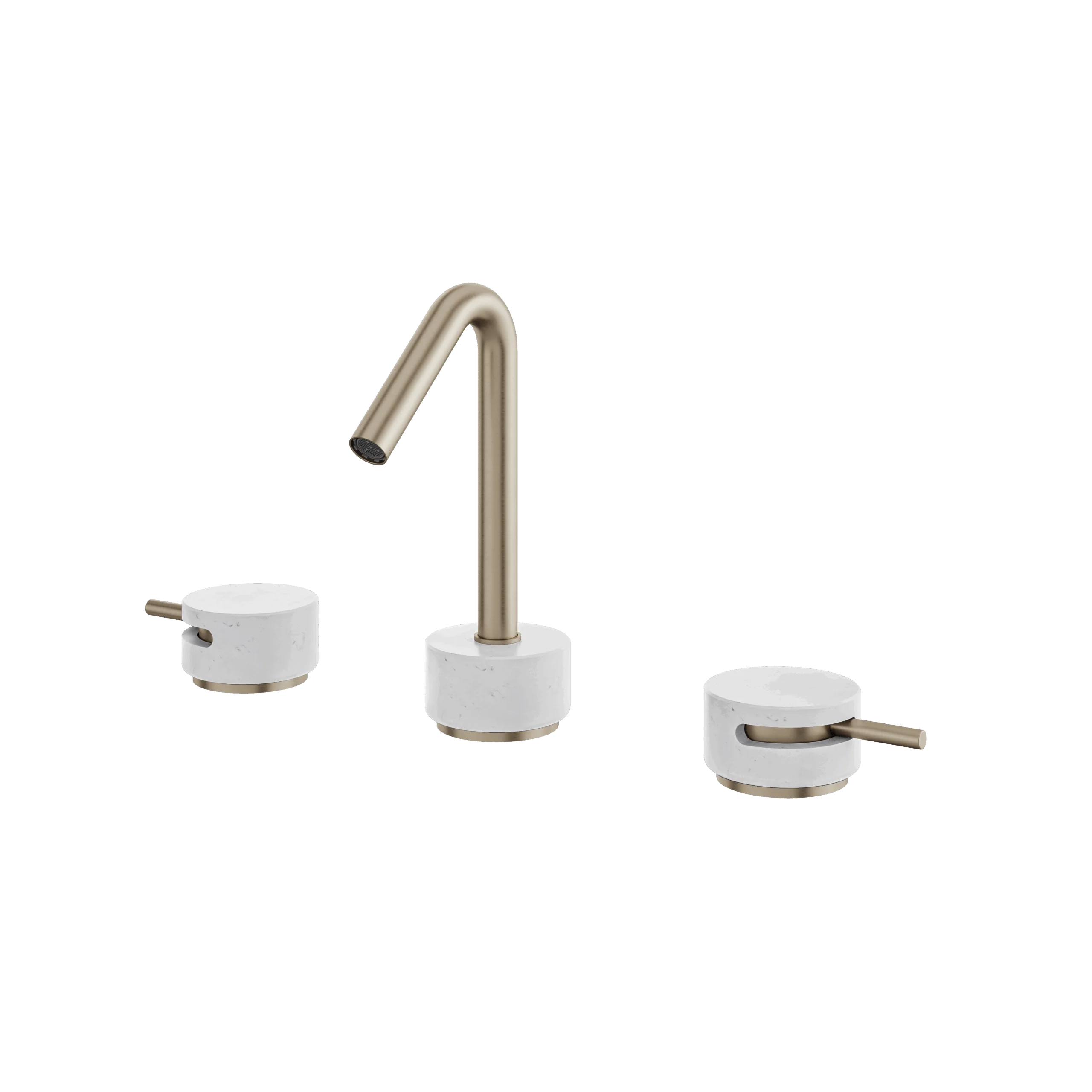 Aquabrass Marmo 8" cc Lavatory Faucet - Carrara - Image 5