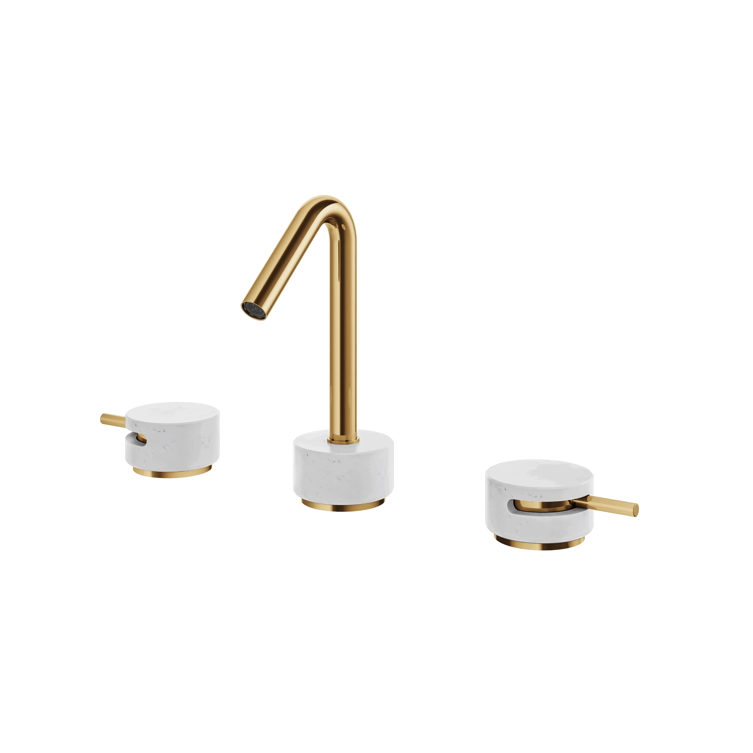 Aquabrass Marmo 8" cc Lavatory Faucet - Carrara - Image 6