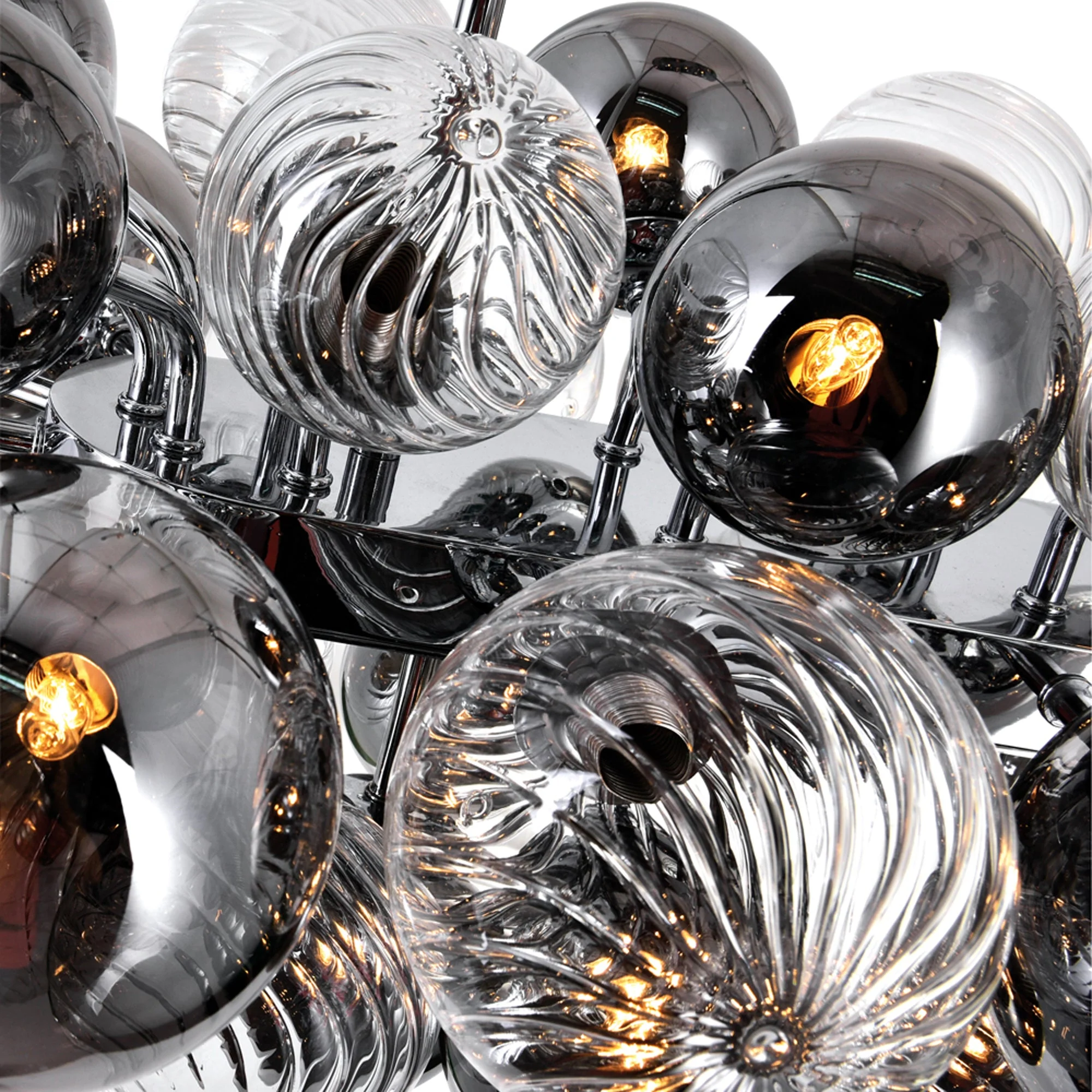 CWI Lighting Pallocino 27 Light 39" Chandelier - Chrome - Image 4