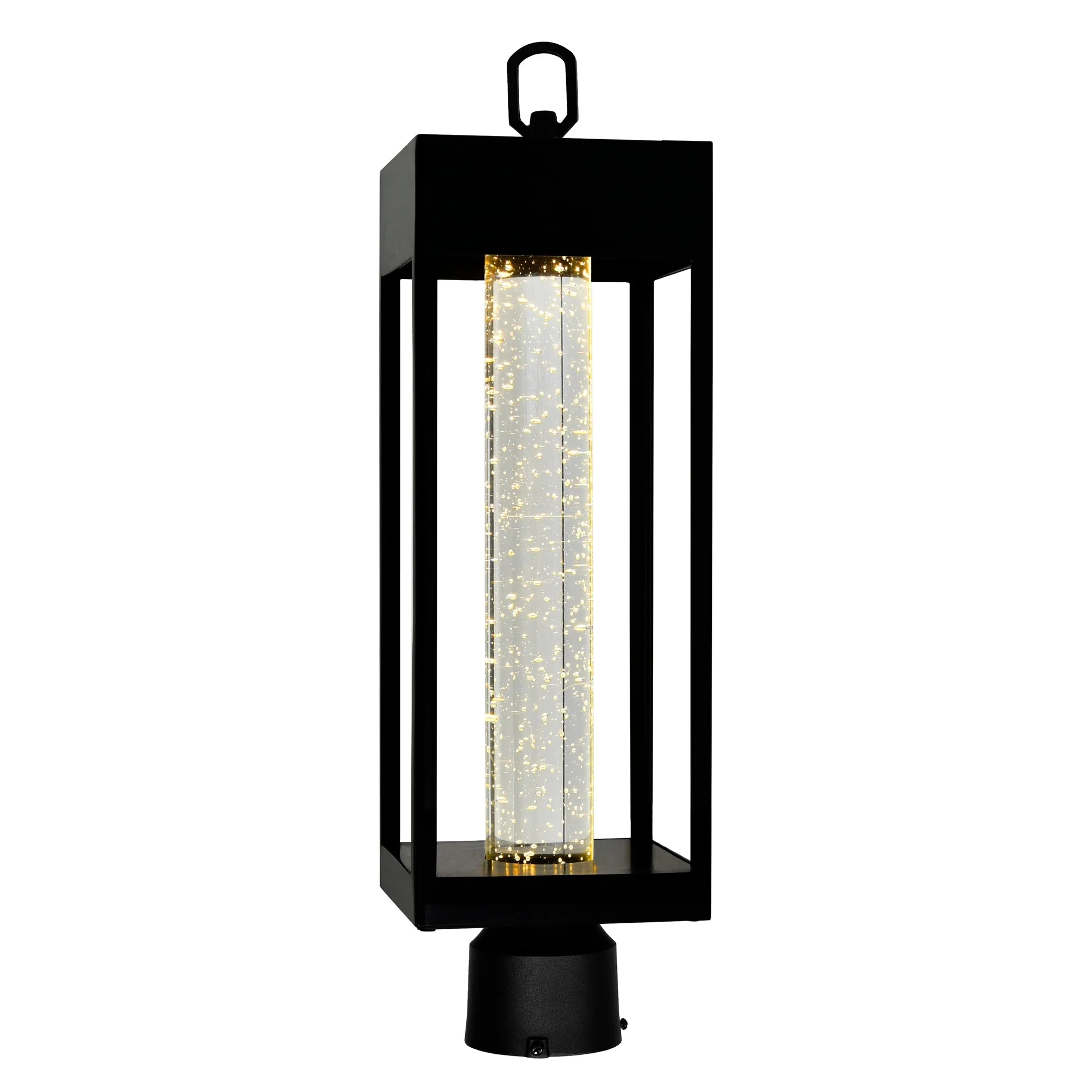 CWI Lighting Rochester Integrated LED Outdoor Lantern Head - Black - Image 4