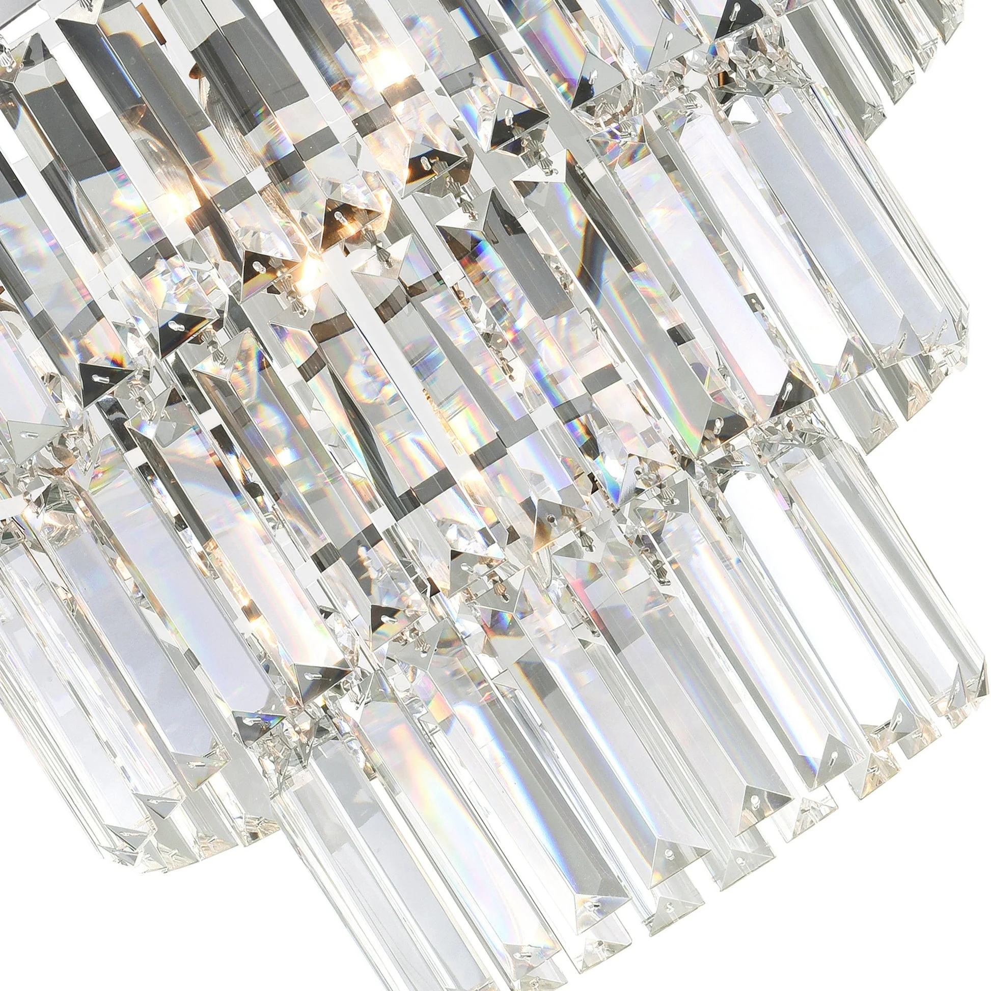 CWI Lighting Weiss 5 Light 18" Down Chandelier - Chrome - Image 3