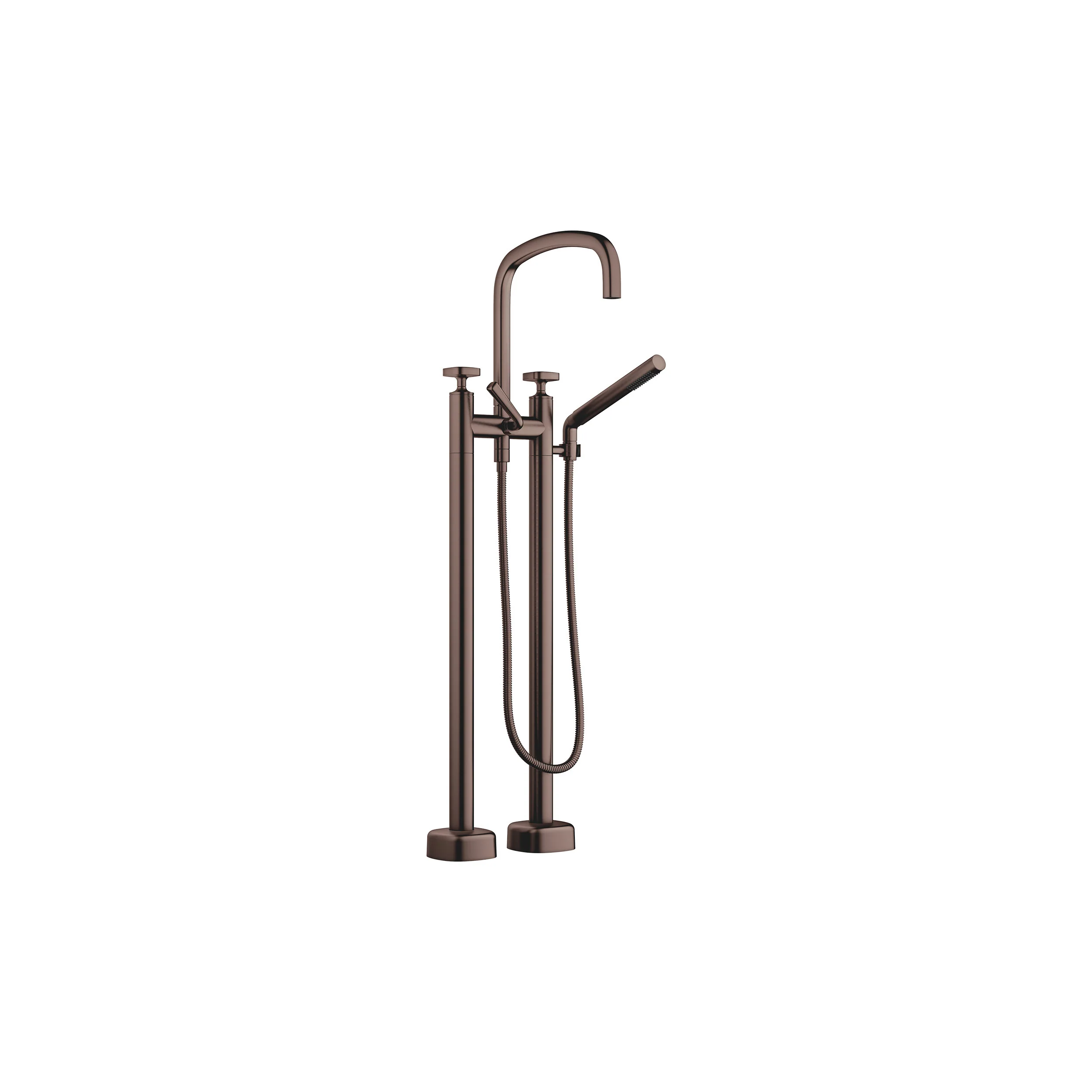 Dornbracht COYA Two-Hole Tub Mixer for Freestanding Installation with Hand Shower Set - Image 7