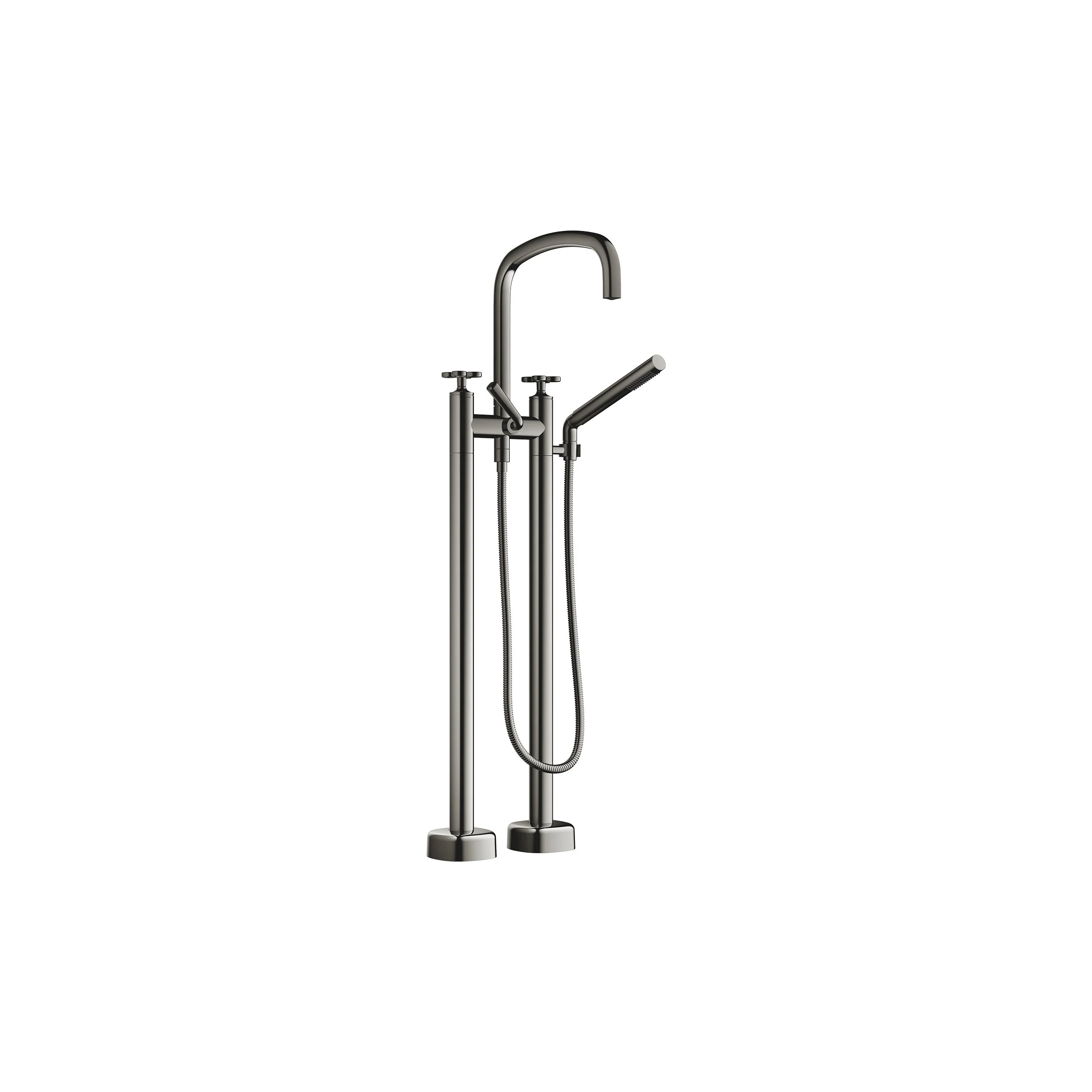 Dornbracht COYA Two-Hole Tub Mixer for Freestanding Installation with Hand Shower Set - Image 3