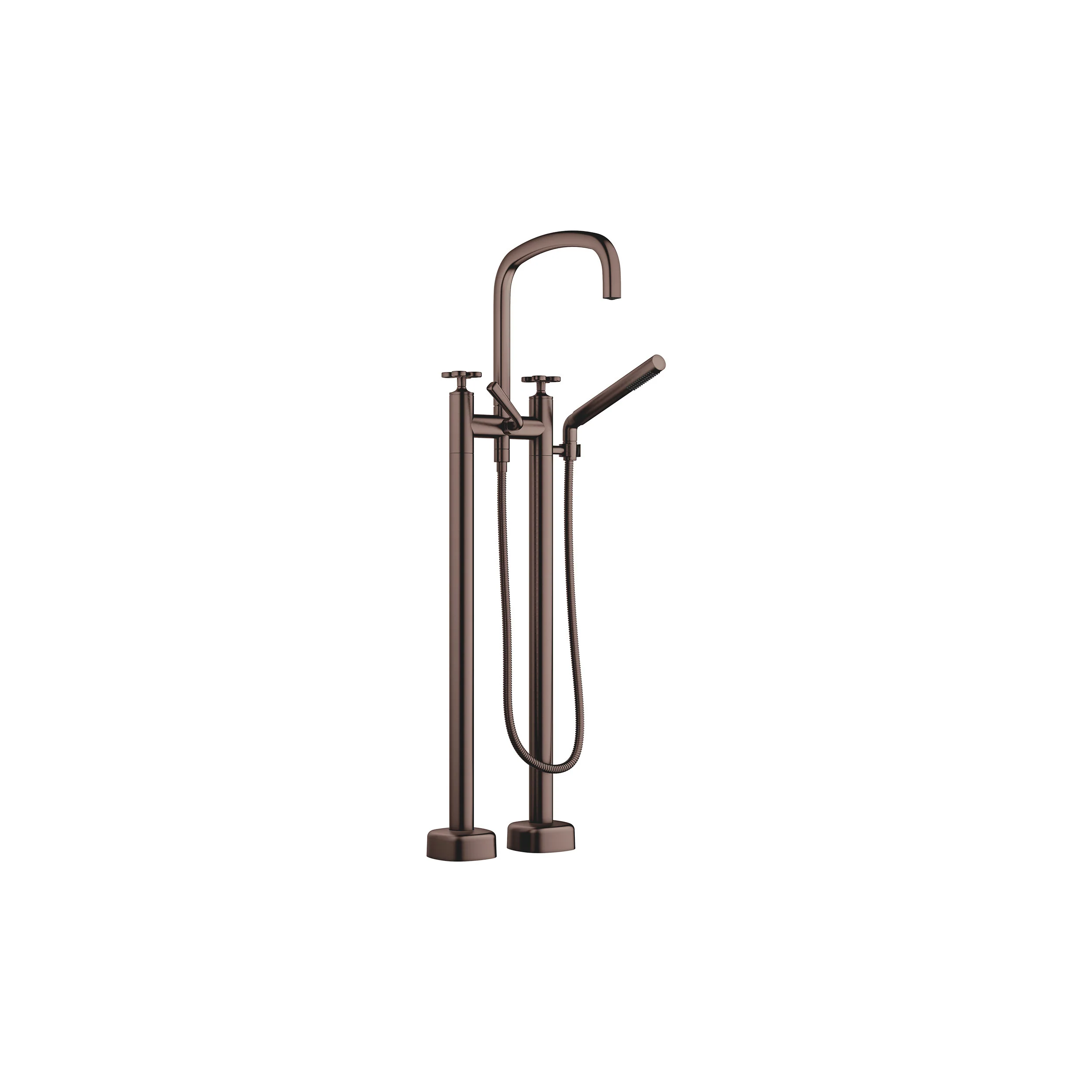 Dornbracht COYA Two-Hole Tub Mixer for Freestanding Installation with Hand Shower Set - Image 7