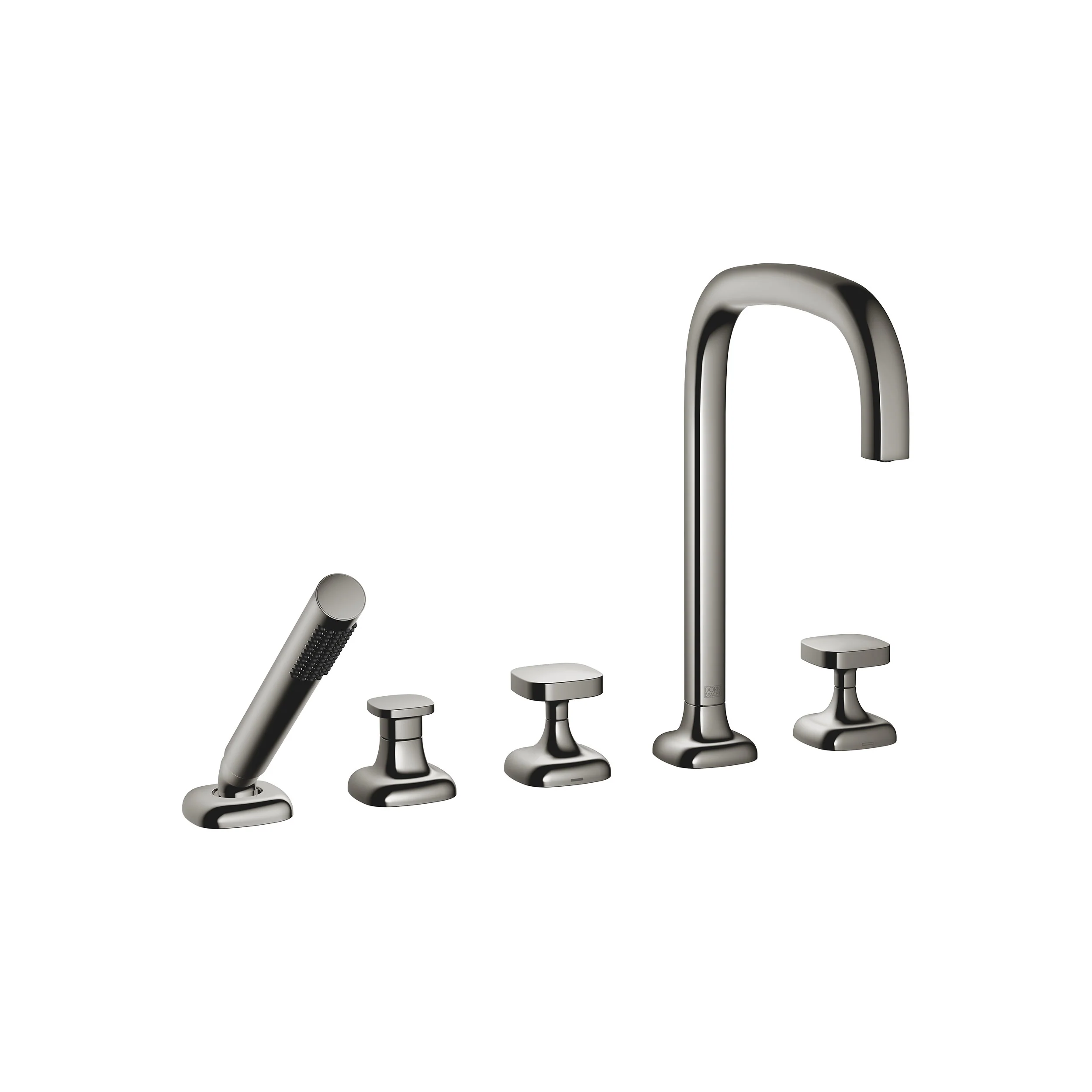 Dornbracht COYA Five Hole Tub Set for Deck-Mounted Tub Installation with Diverter - Image 3