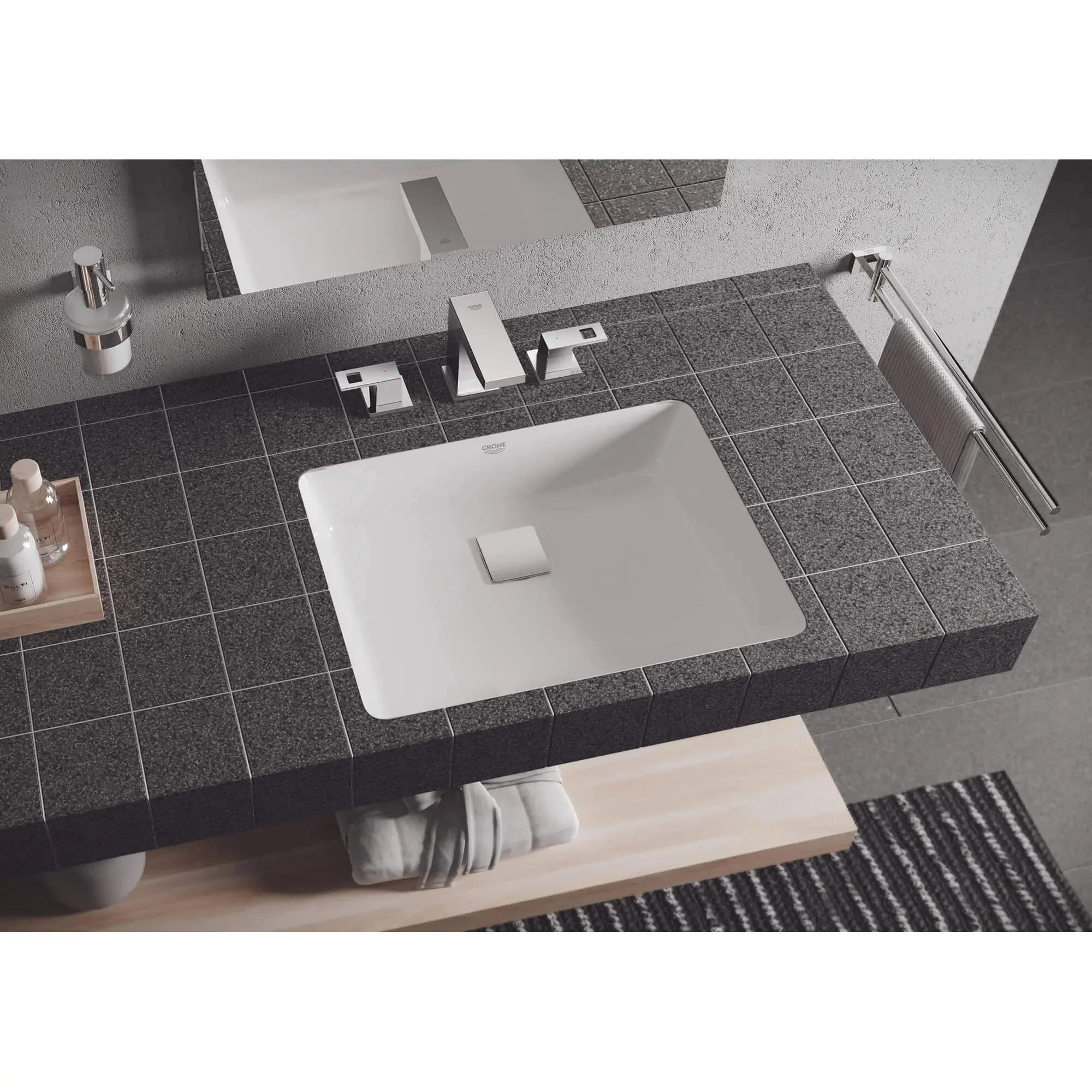 Grohe Essentials Soap Dispenser - Chrome - Image 4